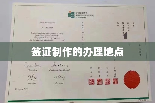柯坪签证制作的办理地点