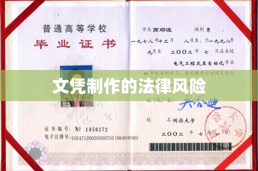 柯坪文凭制作的法律风险