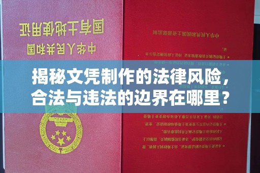 柯坪揭秘文凭制作的法律风险，合法与违法的边界在哪里？